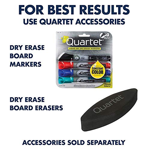 Quartet Whiteboard, White Board, Dry Erase Board, 6' x 4', Silver Aluminum Frame (S537)