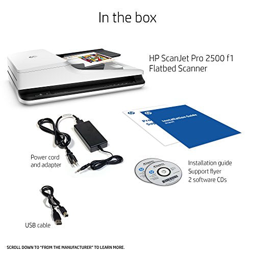 HP ScanJet Pro 2500 f1 Flatbed OCR Scanner