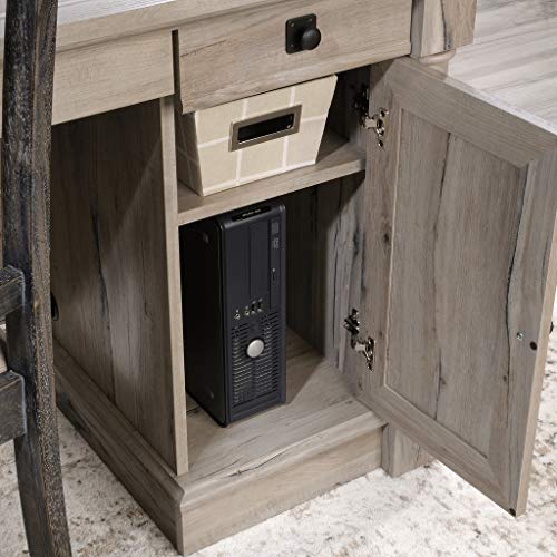 Sauder Palladia L-Shaped Desk, Split Oak Finish, 68.74" x 65.12" x 29.61