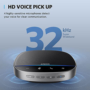 Anker PowerConf S500 Speakerphone with Zoom Rooms and Google Meet Certifications