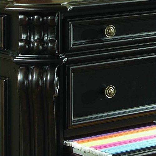 Hooker Furniture Telluride 2 Drawer Black Lateral File Cabinet