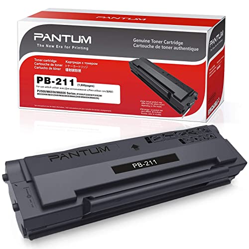 All in One Laser Printer Scanner Copier with Auto Document Feeder, Wireless Multifunction Black and White Laser Printer, Pantum M6552NW with Toner PB-211