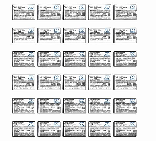 XSPLENDOR (30 Pack) XSP Battery for Honeywell Dolphin 60s, 70e, 75e - PN 60S-Batt-1, 70e-BTEC, BAT-EXTENDED-01
