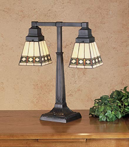 Meyda Tiffany 48204 Lighting, 20" Height, Bronze/Dark