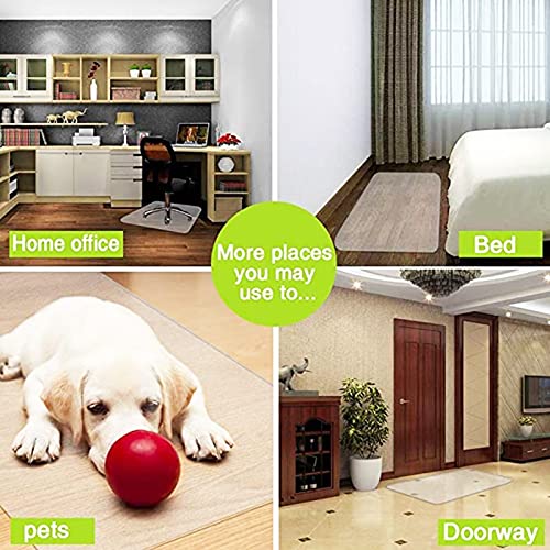 ZWYSL Office Carpet Protector Chair Mat Clear-2mm 180x250cm