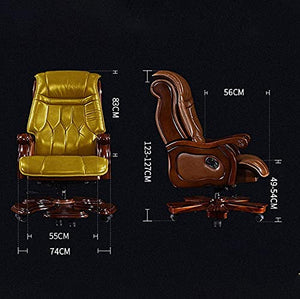 GAXQFEI Electric Massage Leather Executive Office Chair