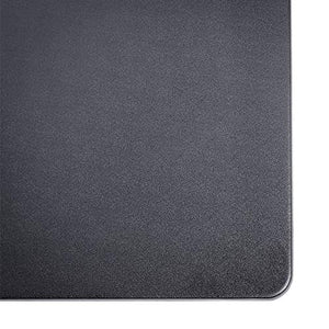 Dacasso Black Leatherette 38" x 24" Without Rails Desk Mat, 38 by 24-Inch