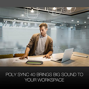 Global Teck Worldwide Poly Sync 40 Teams Speakerphone - Smart Conferencing Speaker