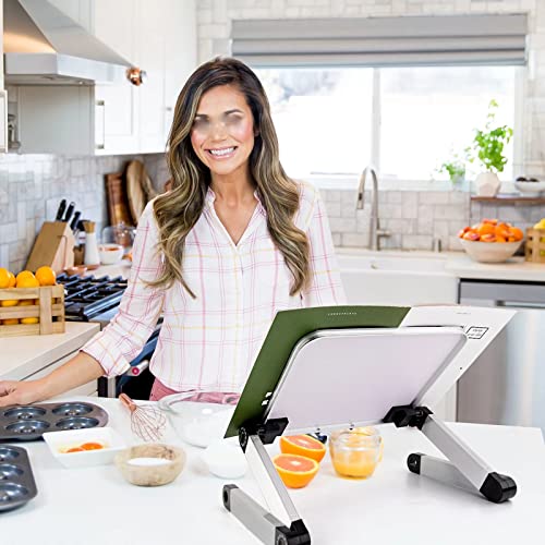GYZX Book Stand Reading Riser Aluminum Workstation Stand Height Adjustable Lap Desk Notebook Tablet Holder (Color : A)