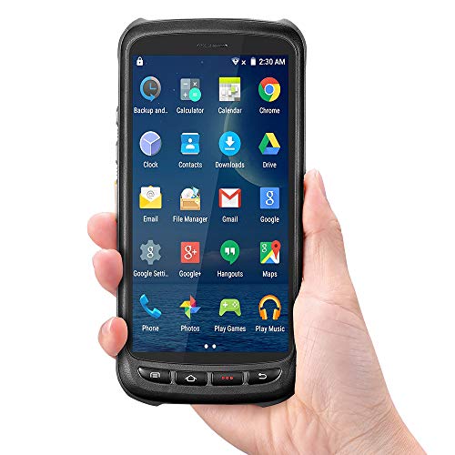 Android Rugged Terminal NFC MUNBYN Industiral Moblie PDA with 2D QR Zebra Barcode Scanner with 4G WiFi GPS BT Wireless Data Collector Support Loyverse POS Software, WMS