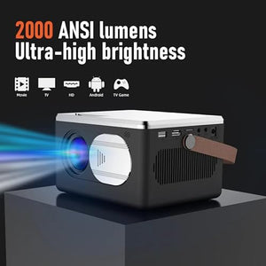 None SMTYY LED Portable Projector 1080P Support Smart Home Theater