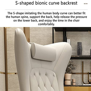 JTKDL Luxury Office Chair, Adjustable Ergonomic Boss Chair
