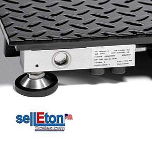 SellEton 48"x48" Non-NTEP Floor Scales, Accurate Pallet Scales with Smart Metal Digital Indicator for Warehouse Shipping and Heavy Duty Industrial Weighing | 10,000lbs x 1 lb