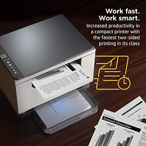 HP Laserjet MFP M234dwe Wireless Black and White All-in-One Printer, Print Scan Copy, Auto 2-Sided Printing, 30 ppm,Ahaghug Printer Cable