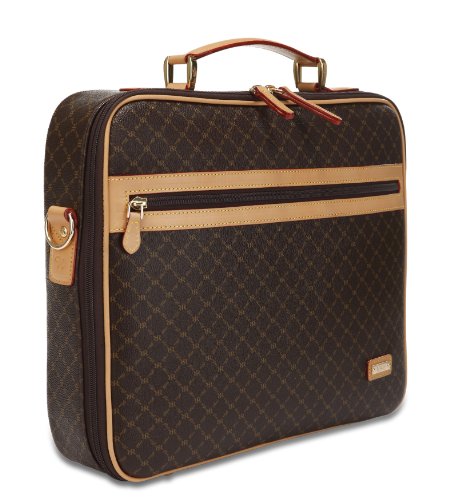 Signature Jetsetter's Laptop Briefcase Color: Brown