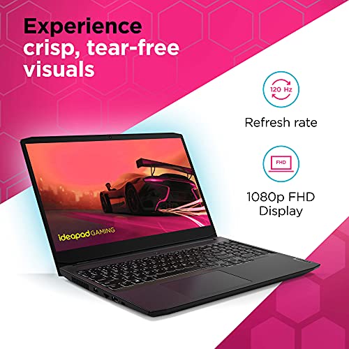 Lenovo IdeaPad 3 Gaming Laptop, 15.6" FHD (1920 x 1080) Display, NVIDIA GeForce GTX 1650, 8GB DDR4, 256GB SSD, Shadow Black & Laptop Shoulder Bag T210, 15.6-Inch Laptop or Tablet, Sleek, Black