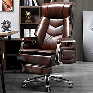QZWLFY Executive Office Chair for Big and Tall 400lb People, Ergonomic Reclining with Footrest