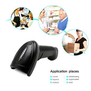 TEEMI TMSL-55CR 2D Bluetooth Barcode Scanner with USB Cradle - Case of 20