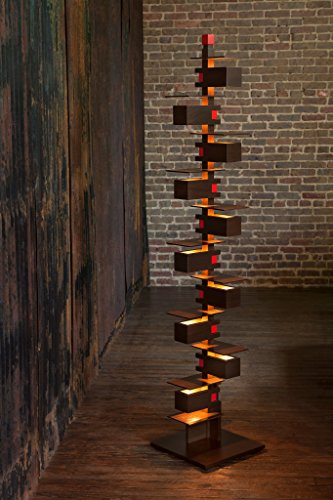 AlaModerna Frank Lloyd Wright Taliesin 2 Floor Lamp Walnut Wood