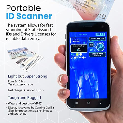 MinorDecliner Smart ID Scanner - Detects Expired IDs, Underage Consumers - Reads 2D Barcode in All 50 States