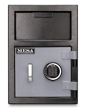 Mesa Safe Company Model MFL2014E Depository Safe with Electronic Lock, Two Tone Gray