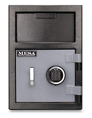Mesa Safe Company Model MFL2014E Depository Safe with Electronic Lock, Two Tone Gray