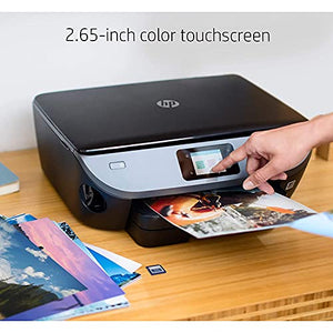 HP Envy Photo 7155 All in One Photo Printer with Wireless Printing, Scan, Copy, Fax, HP Instant Ink Ready, Compatible with Alexa (K7G93A) Bundle w/DGE USB Cable + Small Business Productivity Software
