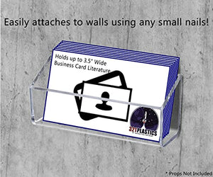Marketing Holders Business Card Rack Single Pocket Wall Mount Gift Card Display Holder Pack of 300