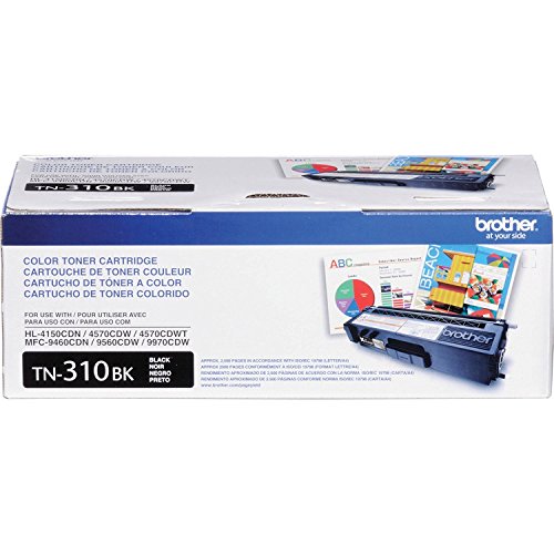 Brother TN310BK, TN310C, TN310M, TN310Y (TN-310BK, TN-310C, TN-310M, TN-310Y) Black, Cyan, Magenta and Yellow Toner Cartridge Set