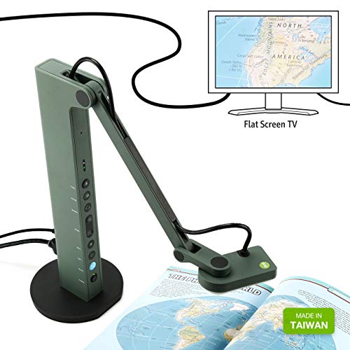IPEVO VZ-R HDMI/USB Dual Mode 8MP Document Camera — Mac OS, Windows, Chromebook Compatible for Live Demo, Web Conferencing, Remote Teaching, Distance Learning