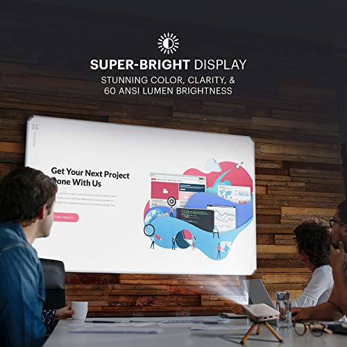 KODAK Luma 150 Ultra Mini Pocket Pico Projector - Portable Wireless LED DLP Movie & Video Projector