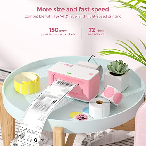 MUNBYN Thermal Printer, Label Printer for Shipping Packages 4x6 Labels [Upgraded 2.0] Thermal Label Printer for Home Business, Compatible with Amazon, Etsy, Ebay, Shopify, FedEx, UPS, USPS