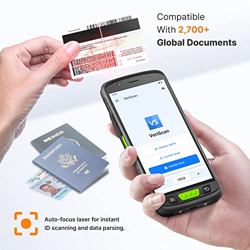 IDWare 9000 Handheld ID Scanner with Veriscan Premium Software