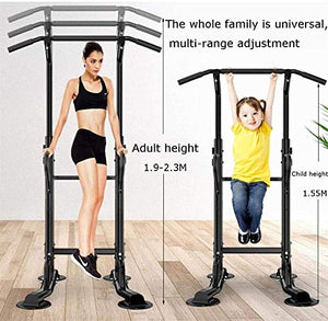 SJNQJJ Pull Ups Strength Training Equipment Strength Training Dip Lift Dip Bar Push-Up Exercise Stands for Home Office Gym Eternal