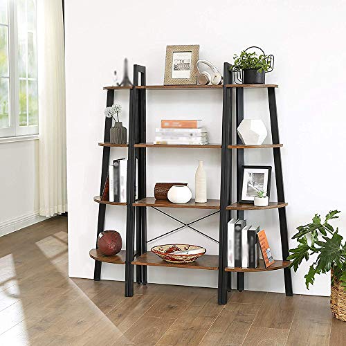 MTTLS Industrial L-Shaped Computer Desk, Corner Desk, Office Study Workstation with Shelves for Home Office, Easy to Assemble, Space-Saving