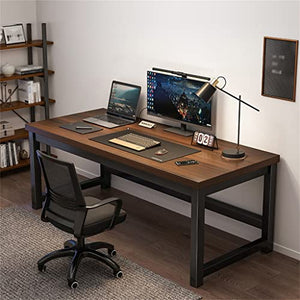 None WAWJB Computer Desk Desktop Home Office Desk Student Writing Study Table Workbench (Color: D, Size: 120CM)