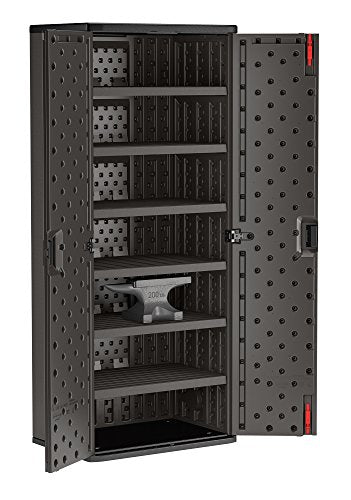 Suncast Commercial Blow Molded Tall Cabinet in 6 Shelf