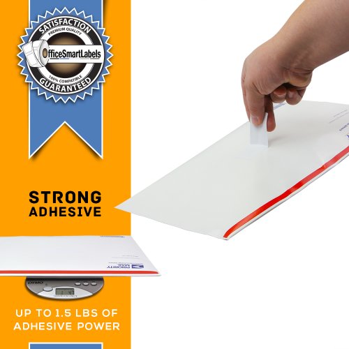OfficeSmartLabels 1-1/8" x 3-1/2" Self-Adhesive White Address Labels, Compatible with 30320 (100 Rolls, 260 Labels Per Roll)