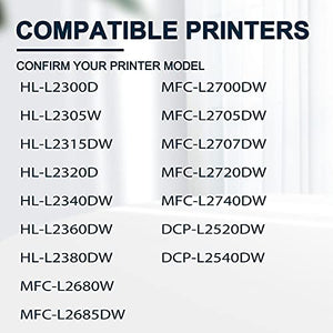 High Yield 1 Pack Black TN660 TN-660 MICR Compatible Toner Cartridge Replacement for Brother HL-L2300D L2340DW L2380DW MFC-L2680W L2707DW L2720DW L2740DW DCP-L2520DW Printer Ink Cartridge