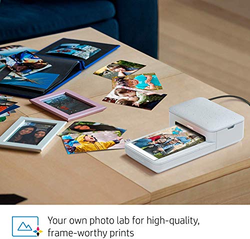 HP Sprocket Studio Photo Printer – Personalize & Print, Water-Resistant 4x6" Pictures (3MP72A)