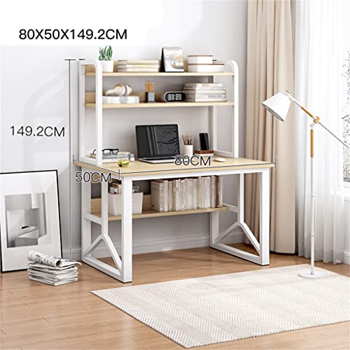 Study Table Student Desk Bookshelf Combination Computer Desktop Table