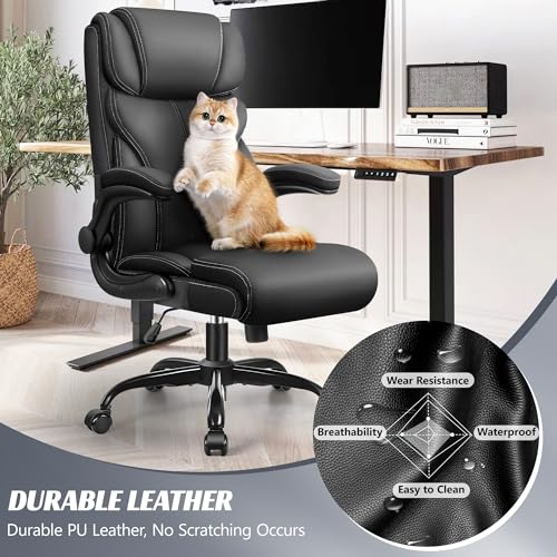 HeroSet Ergonomic Big and Tall Office Chair with Adjustable High Back and Lumbar Support