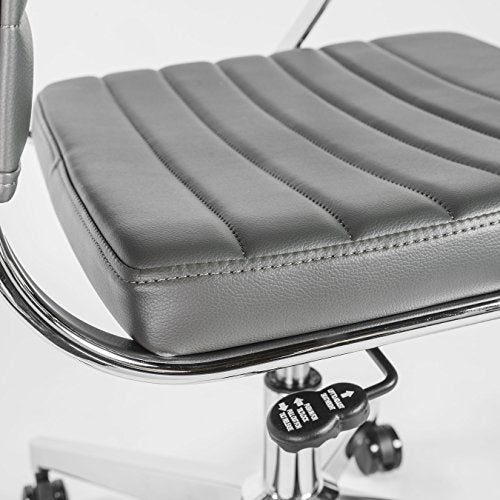 EV Furniture Brooklyn Low Back Office Chair in Gray