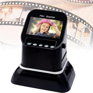 MAHWER Digital Film Converter, High Resolution Portable Film Scanner, Convert Negative & Slides to Digital JPEG, 22MP
