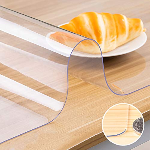 LOLILI Translucent PVC Office Chair Mat for Hard Floors, Non-Slip, High Temperature Resistant - 160x230cm