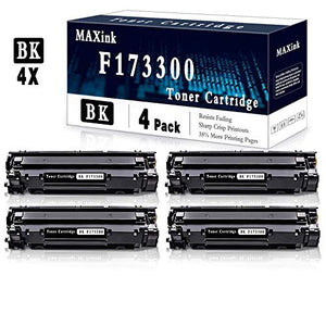 4 Pack Black Compatible F173300 Toner Cartridge Replacement for Canon F173300 Printer Toner Cartridge