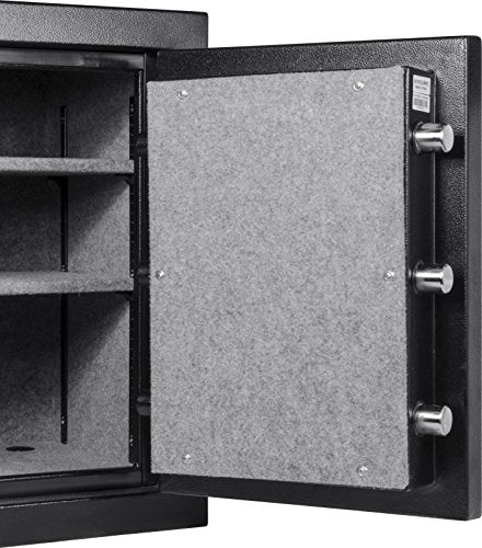 Barska AX13102 Fireproof Digital Keypad Vault Safe 3.51 Cubic Ft, Cu, Black