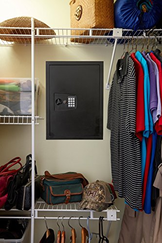 SnapSafe In Wall Safe, Electronic Hidden LED Home Security Safe, Measures 16.25"x 22"x 4"