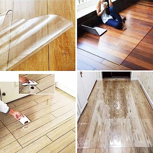 HOBBOY Clear Hard-Floor Chair Mat Protector - Heavy Duty Transparent Plastic - Multiple Sizes