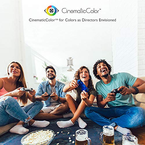 BenQ TH585 1080p Home Entertainment Projector | 3500 Lumens for Lights on Enjoyment | High Contrast Ratio for Darker Blacks | Loud 10W Speaker | Low Input Lag for Gaming | 3D